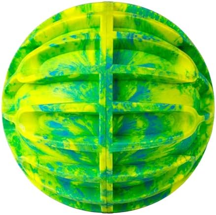 KONG FlexBall Interactive Fetch Toy, Floats in Water, for X-Large Dogs | Durable Interactive Fetch Ball with Easy-Grip Ridges That Floats in Water, Built for Long Outdoor Play