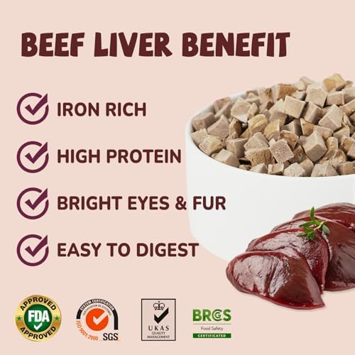 PAWUP Freeze-Dried Beef Liver Dog Treats 3.8 oz