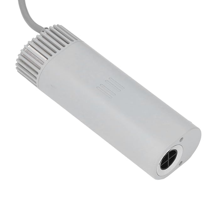 Dog Hair Dryer Blower for Grooming Quiet Handheld Intelligent Temperature Regulation Home Pet Blow Gray (US Plug 125V)