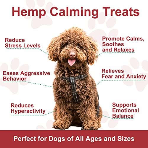 Hemp Calming Chews for Dogs, Chicken, 120-Pack, 120 Count
