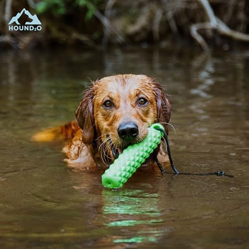 Rope Bumper Dog Toy - Floating Retriever Toy - Green Dog Bumper | Tough Durable Dog Toy, Floats, Training Toy, Indoor Outdoor Use