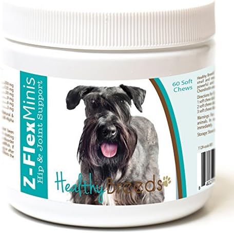 Healthy Breeds Cesky Terrier Z-Flex Minis Hip and Joint Support Soft Chews 60 Count