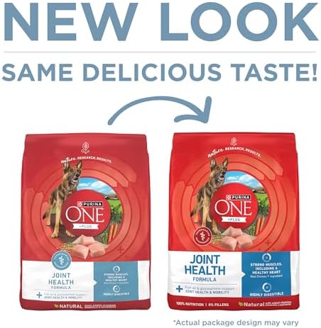Purina ONE Plus Joint Health Dry Dog Food, Chicken, 16.5 lb Bag