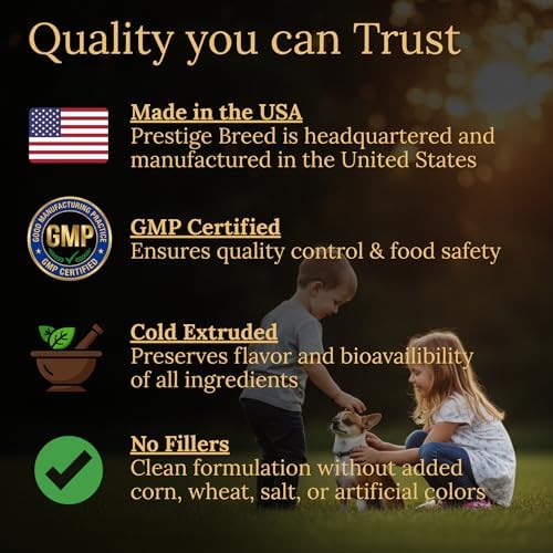 Multivitamins, Balanced Nutrition for Your Chihuahua, 90 Count, Made in The USA with Real Bacon