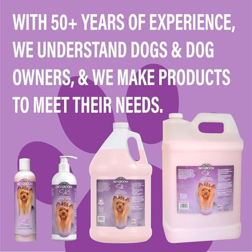 Bio-Groom Silk Creme Rinse Dog Conditioner, 2.5 Gallon | Conditioner for Dogs, Puppy Detangler for Hair, Grooming Supplies