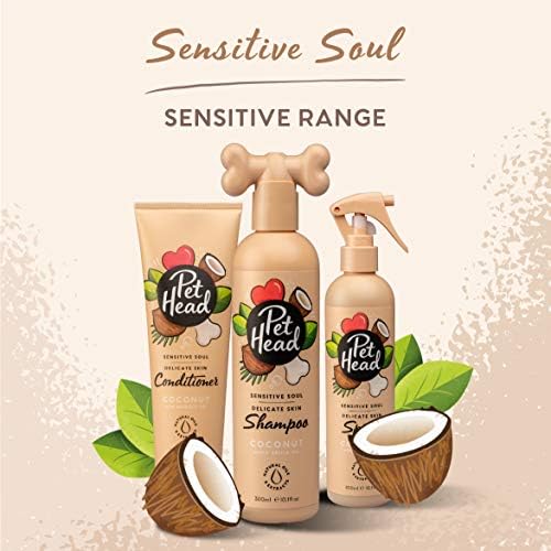 Pet Head Sensitive Soul Dog Conditioner | Coconut Scent | 8.4 fl. oz.