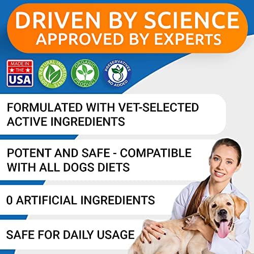 Liquid Glucosamine & Collagen for Dogs, Hip Joint Supplement, Mobility Aid