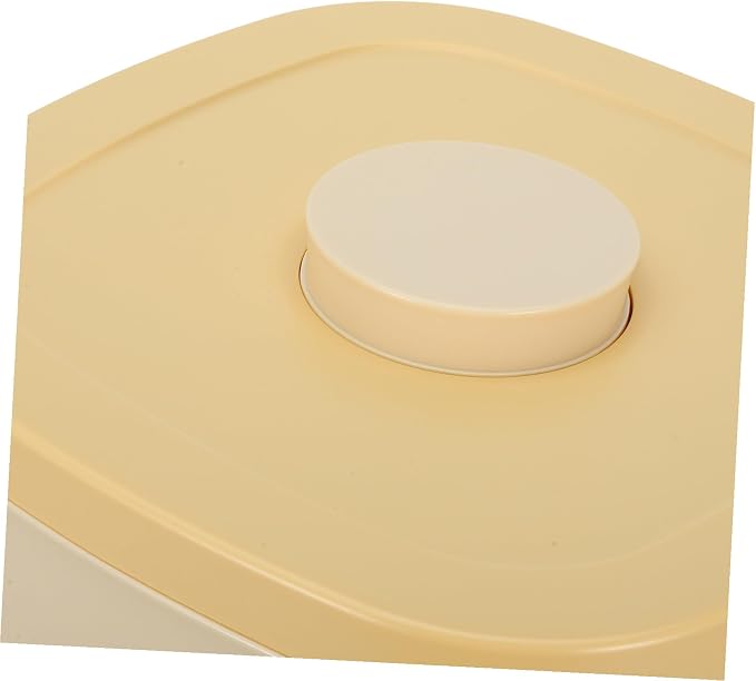 Airtight Cat Food Storage Container Vacuum-sealed Dog Food Bin Large Capacity Yellow for Moisture-proof, Large, Yellow