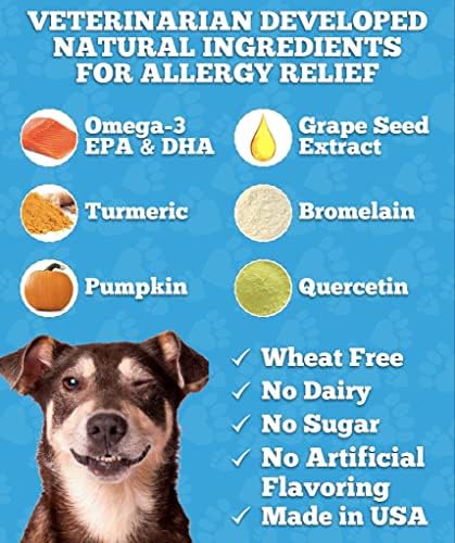 Well Loved Probiotics for Dogs & Well Loved Dog Allergy Chews Bundle, Vet Developed, Made in USA
