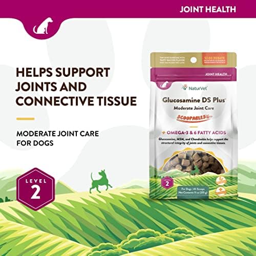 NaturVet Level 2 Joint Supplement Scoopable Dog Food Topper - 11oz