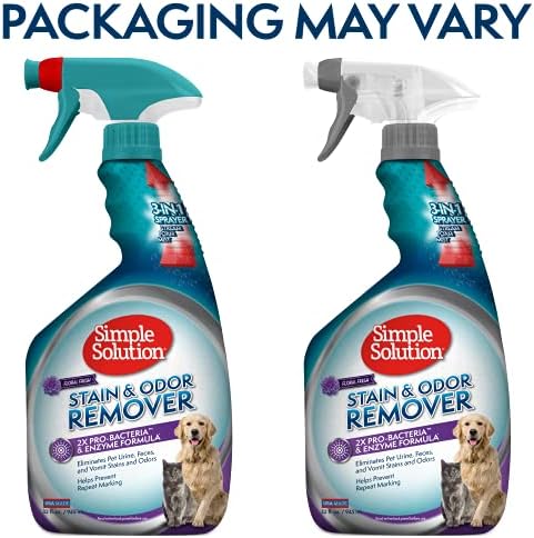 Simple Solution Pet Stain & Odor Remover, Enzyme Stain Cleaner, 32oz