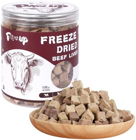 PAWUP Freeze-Dried Beef Liver Dog Treats 3.8 oz