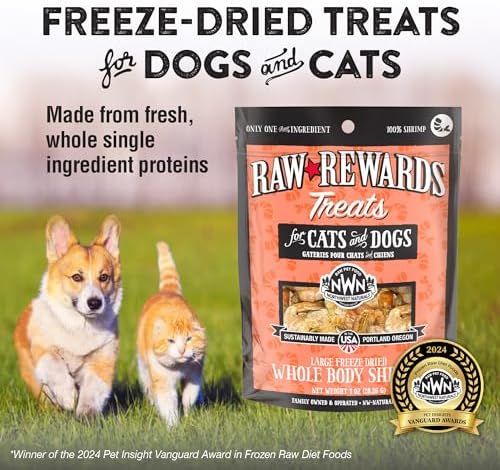 Northwest Naturals Raw Rewards Freeze-Dried Shrimp Treats - 1oz (Pack of 3)