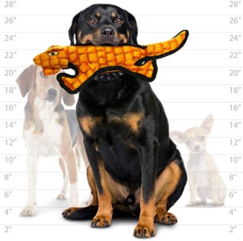 TUFFY® 2 Pack Gila Monster Phrog Ultra Durable Plush Dog Toys | Multiple Layers & Reinforced Seams, Washable and Floats, Original Construction