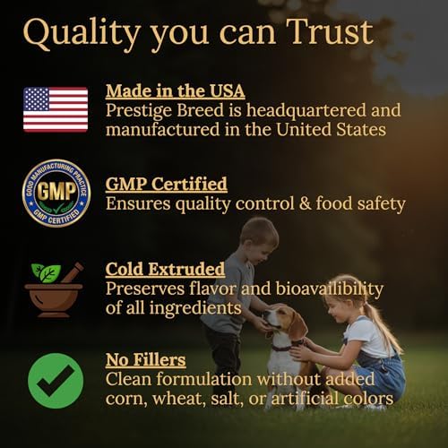 Beagle Multivitamins, 90 Count, Made in the USA with Real Bacon