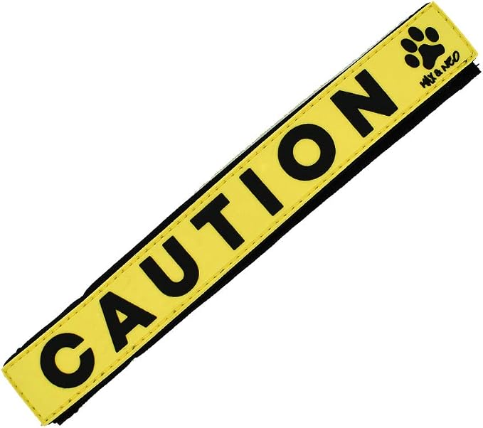 Max and Neo Leash Sleeves Caution - We Donate 1 for 1 to Dog Rescues for Every Product Sold (1 Sleeve, Caution)