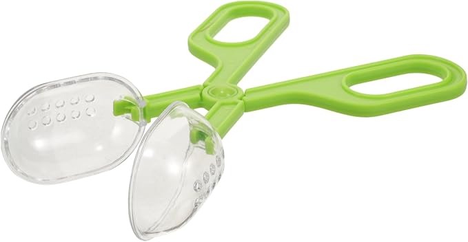 GANAZONO Reptile Tank Feeding Clamp and Poop Scoop Multi-Functional Aquarium Grabber Tool for Fish Tanks and Reptile Cages 7.08X2.63X1.57In
