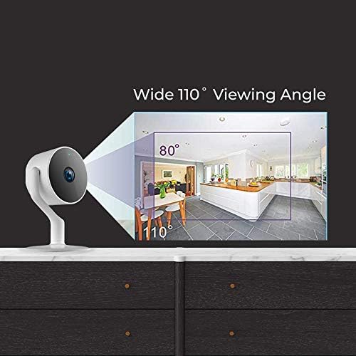 Wi-Fi Wireless Smart IP Camera with Dedicated Mobile App, Full HD 1080P, Indoor IP Camera with Night Vision, Two Way Audio Video, SD Card and Cloud Storage, Motion Detection. Pet/Baby Monitor 1 pack