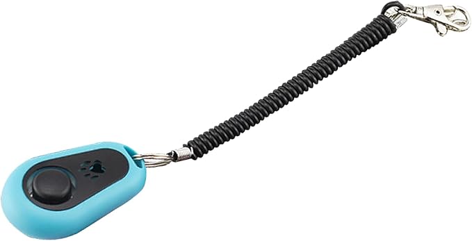 URBEST Pet Training Clicker with Wrist Strap, 4 Pcs, Circle