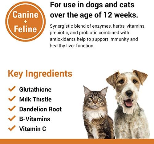 Vet Classics Liver Support Pet Health Supplement for Dogs & Cats - 60 Ct