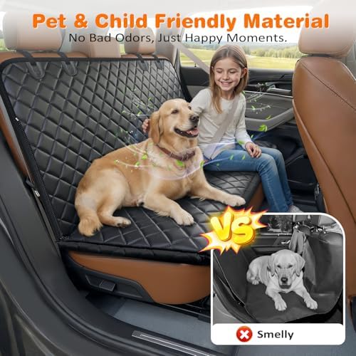 URPOWER 4-in-1 Dog Car Seat Cover - Waterproof Hammock