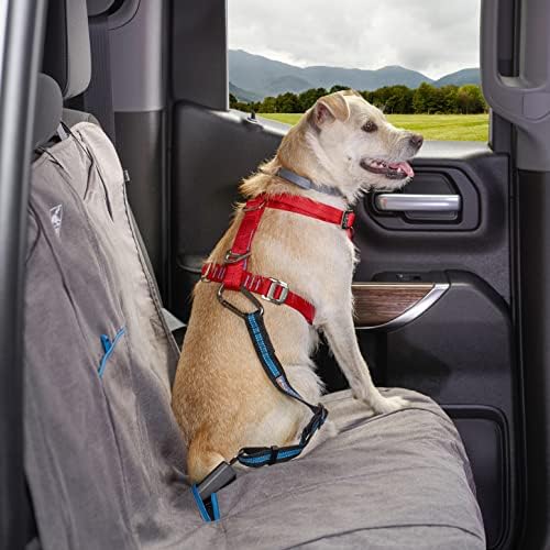 Kurgo Direct to Seatbelt Tether, Coastal Blue