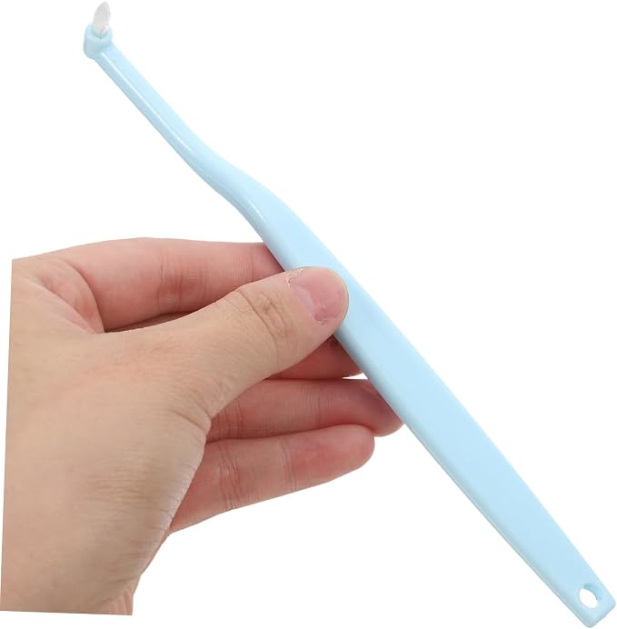 Pointed Head Pet Toothbrush for Cats and Dogs Soft Bristle Oral Care Tool for Small Breeds Bad Breath Control Ergonomic Handle for Easy Use Pet Supply