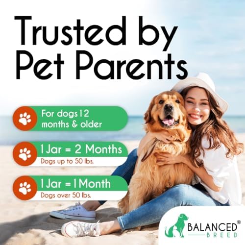 Senior Dog Vitamins Supplements Dog Multivitamin Dogs Soft Chew Glucosamine | 7-Strain Probiotics, Vet-Pharmacist Approved, Made in USA, Natural Non-GMO Ingredients, Peanut Butter + Banana, No Fillers
