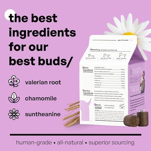 Hemp Hounds Melatonin Free Calming Chews for Dogs