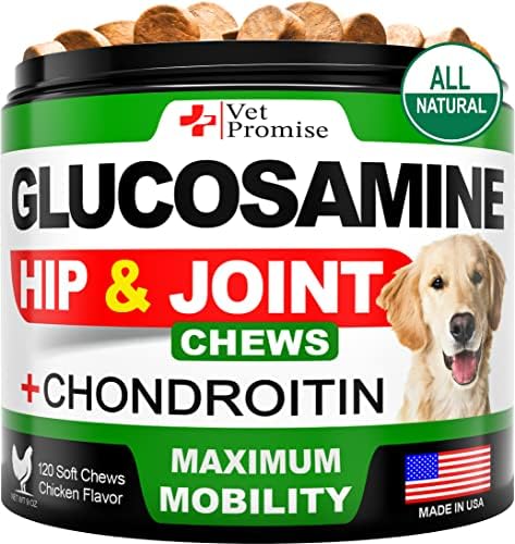 Glucosamine for Dogs - Hip and Joint Supplement for Dogs, Chondroitin & MSM