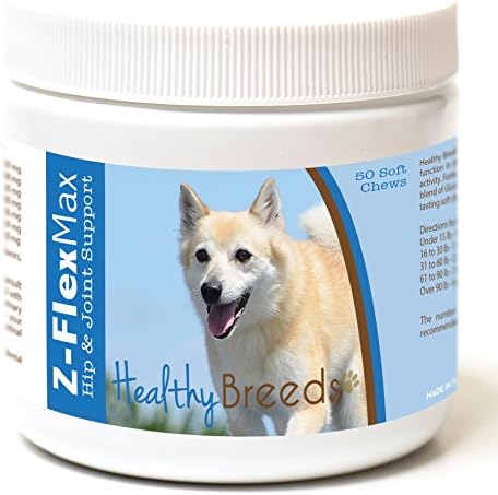 Healthy Breeds Norwegian Buhund Z-Flex Max Hip and Joint Soft Chews 50 Count