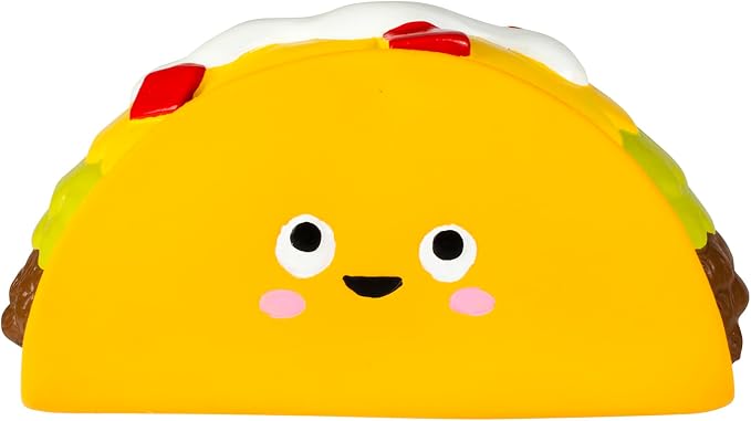 Fringe Studio WHATCHU Taco ‘Bout Latex Dog Toy, Pet Shop Collection (366020)