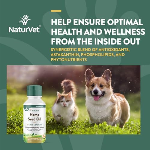 NaturVet Hemp Seed Oil Supplement for Dogs