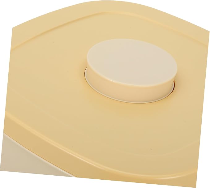 Tofficu Airtight Small Yellow Pet Food Storage Container Vacuum-sealed Dog and Cat Food Bin Moisture-proof for Daily Snack Organization