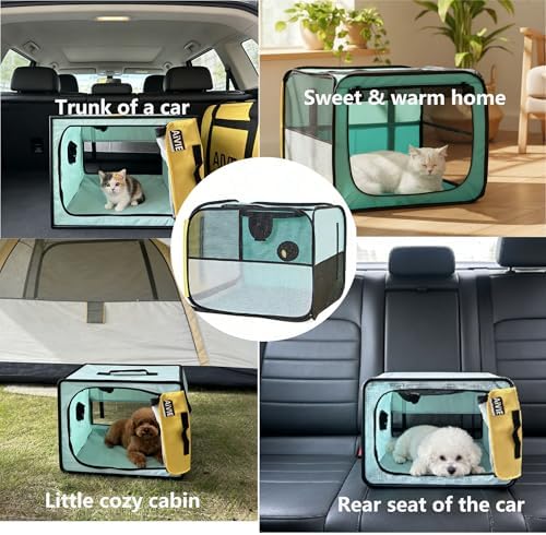 Cat Bath Cage, Lightweight Foldable Cat Dryer Box for Most Scenarios