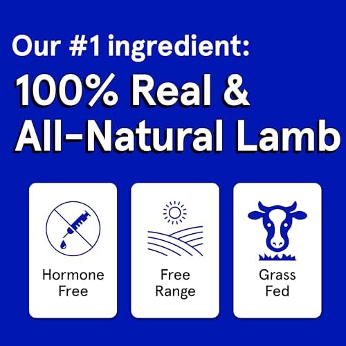 TRMC Real Meat Dog Treats - Three 12oz Bag of Bite-Sized Air-Dried Lamb Jerky for Dogs - Grain-Free Jerky Dog Treats Made up of 95% Quality, Free-Range, Grass Fed Lamb - All-Natural Dog Treats