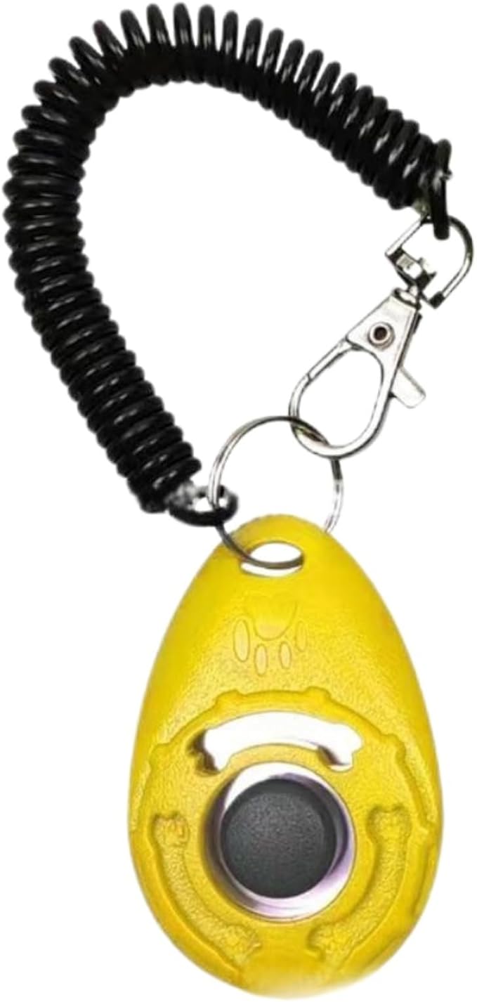 1-Pack Pet Clicker for Dogs, Yellow