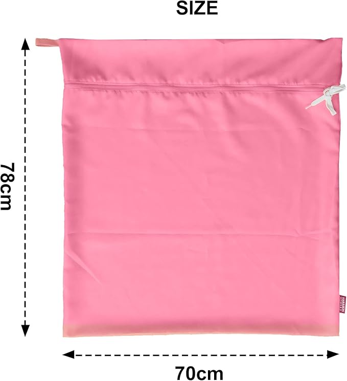 Harrison Howard Pet Washing Bag Dog Cat Horse Hair Laundry Bag for Rug Sheet Boots Pets Laundry Helper Pastel Pink