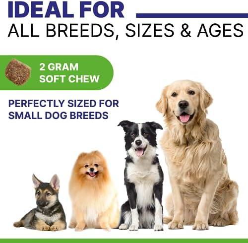 Allergy Relief Dog Chews - Itchy Skin Relief with Omega 3 + Probiotics