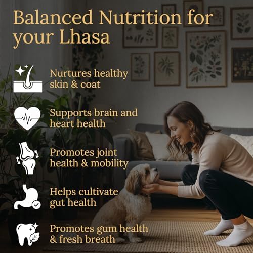 Lhasa Apso Multivitamins, 90 Count, Made in the USA with Real Bacon.