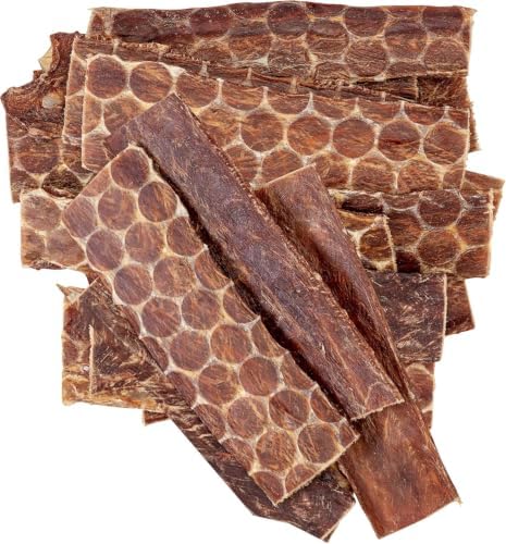 hotspot pets Beef Esophagus Dog Treats (6 INCHES - 25 Count) Grass Fed with No Added Hormone, All Natural Jerky Dog Treats - Dog Chews Rich in Glucosamine & Chondroitin for Joint Health