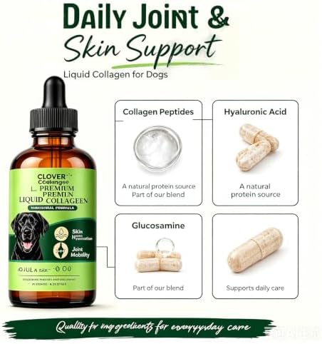 Tryclover Premium Liquid Collagen for Dogs