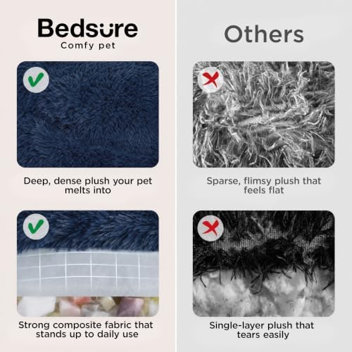 Bedsure SupportMax™ Calming Dog Bed Medium Size Dog Washable Pet Bed,30in