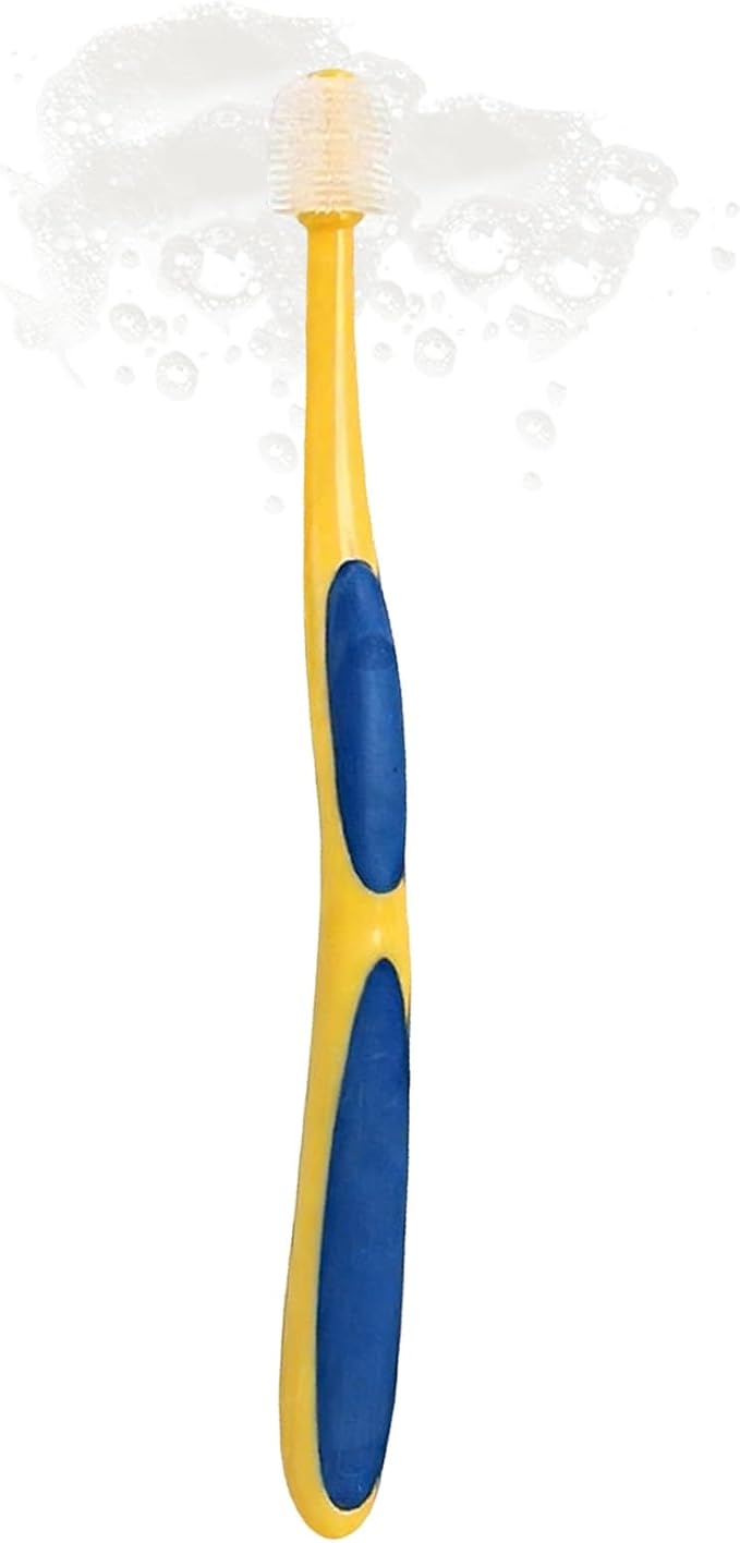 Toothbrush for Dogs | Dog Toothbrush - Teeth Grooming Tool for Hygiene Health Bad Breath Puppy Kitten Senior Small Large Breed Pet