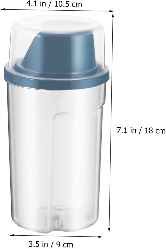 POPETPOP 4pcs Airtight Cat Food Storage Container Pet Supplies Dry Food Holder Wide Mouth Spout for Easy Serving Refilling