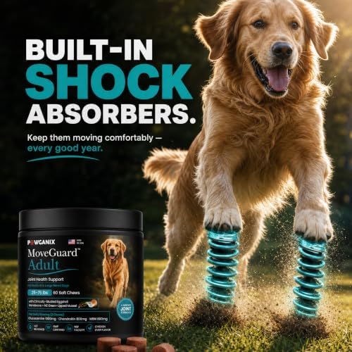 Adult/Senior Dog Hip & Joint Supplement Chews, Glucosamine for Dog