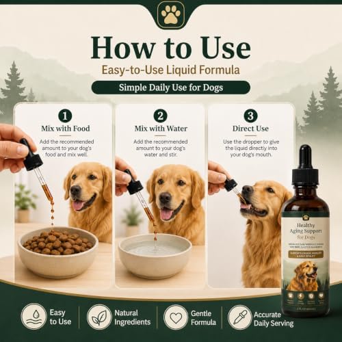 Dog Longevity Supplement with NMN, NAD+, CoQ10 & Resveratrol, 60-Day Supply