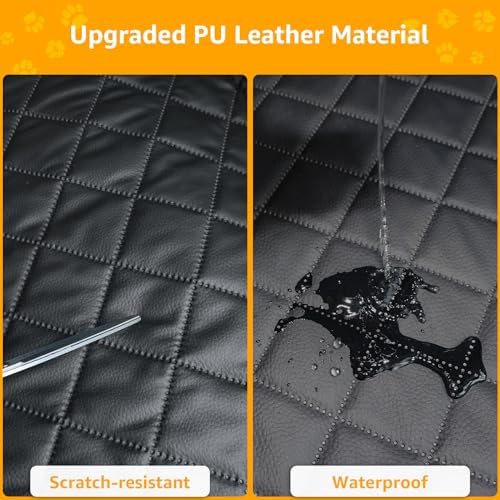 PETICON SUV Cargo Liner - PU Leather, Bumper Flap