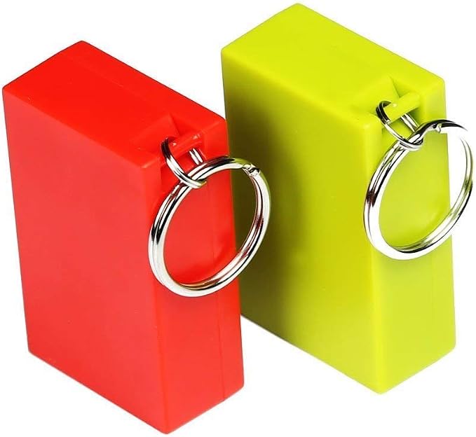 CRMADA Box Training Clickers, 2 Pcs, Red & Lime Green