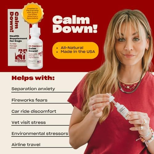 Oh Norman! Calm Down Dog Calming Aid, Chamomile, Melatonin